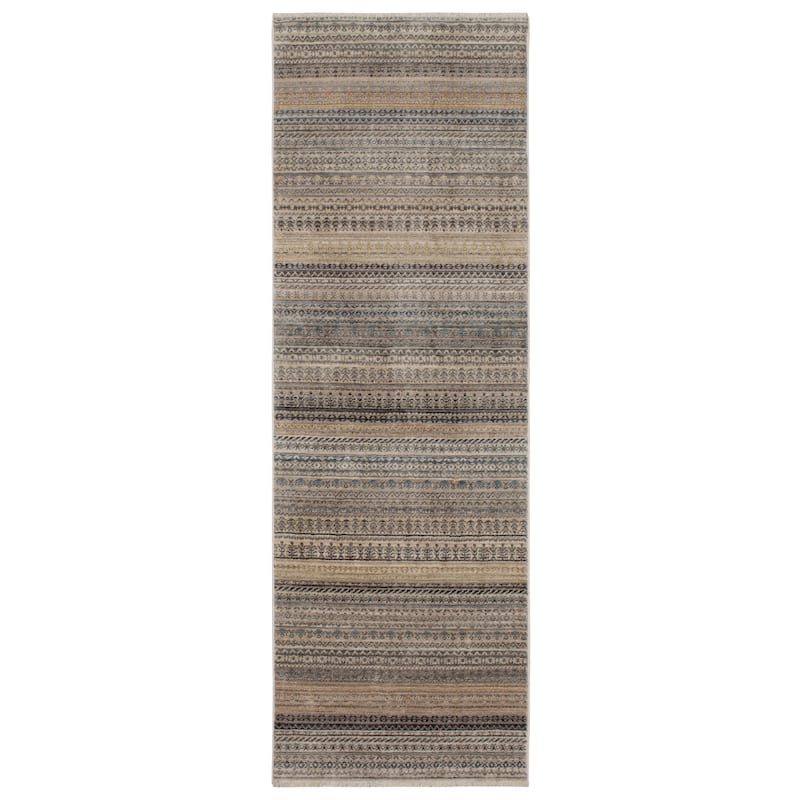 Mohawk Home Greystone Ornamental Striped Area Rug - 1' 11" x 8' - Runner