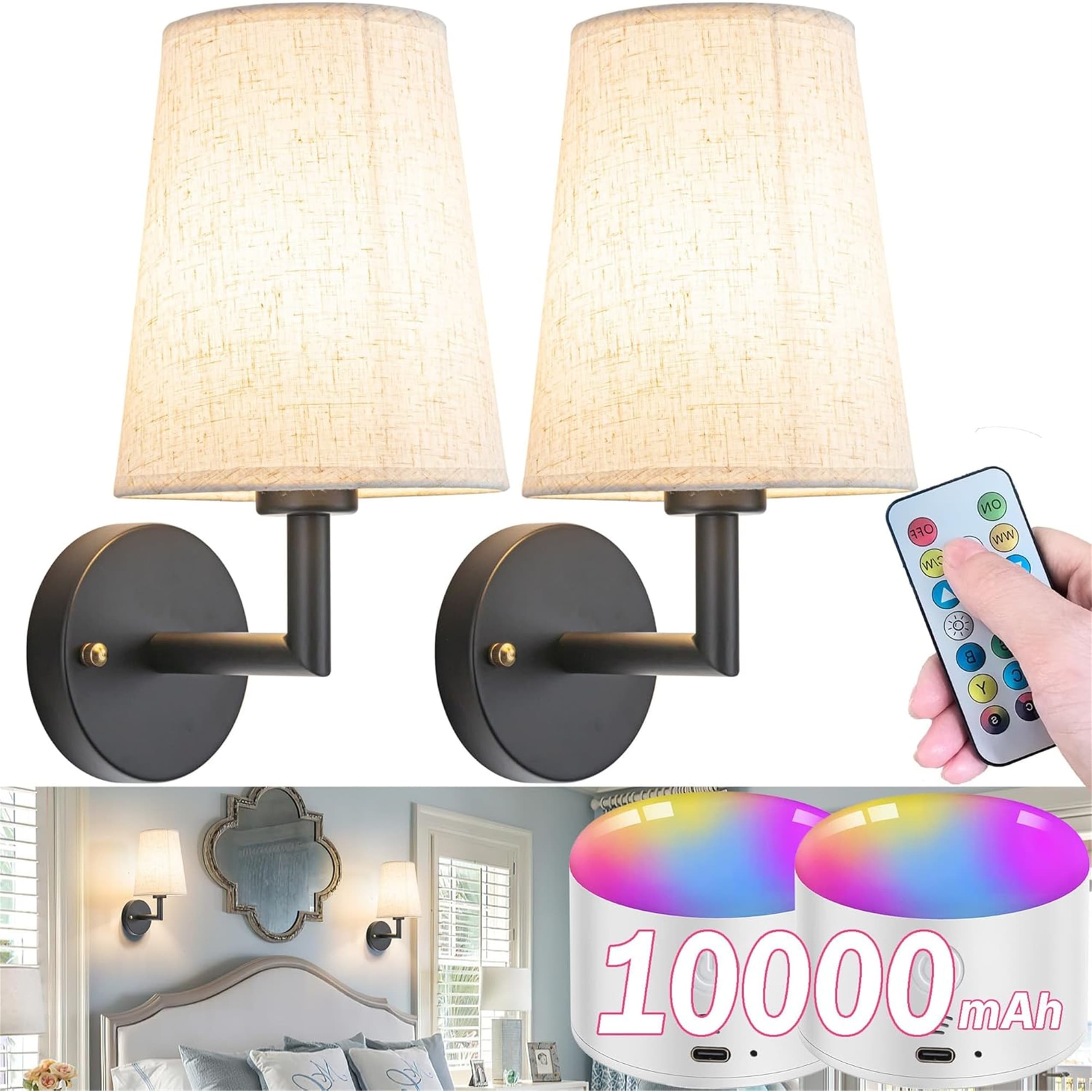 Wall Sconce Battery Operated Wall Light