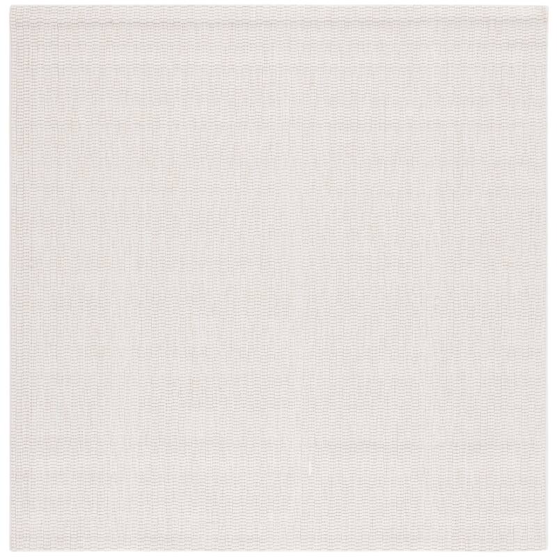 SAFAVIEH Sisal All-Weather Tressa Transitional Indoor/Outdoor Rug - 5'3" Square - Ivory