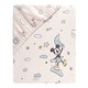 preview thumbnail 3 of 3, Lambs & Ivy Disney Baby Moonlight Mickey Mouse Fitted Crib Sheet - White