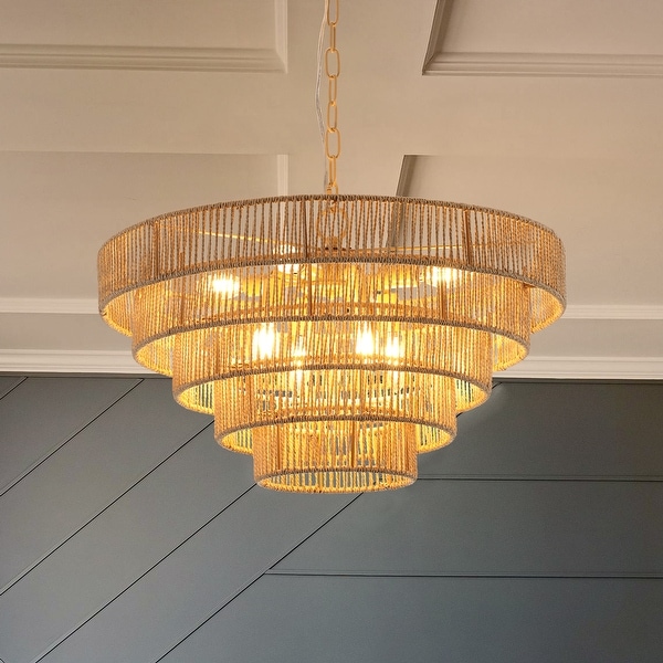 Pendant light woven cheap