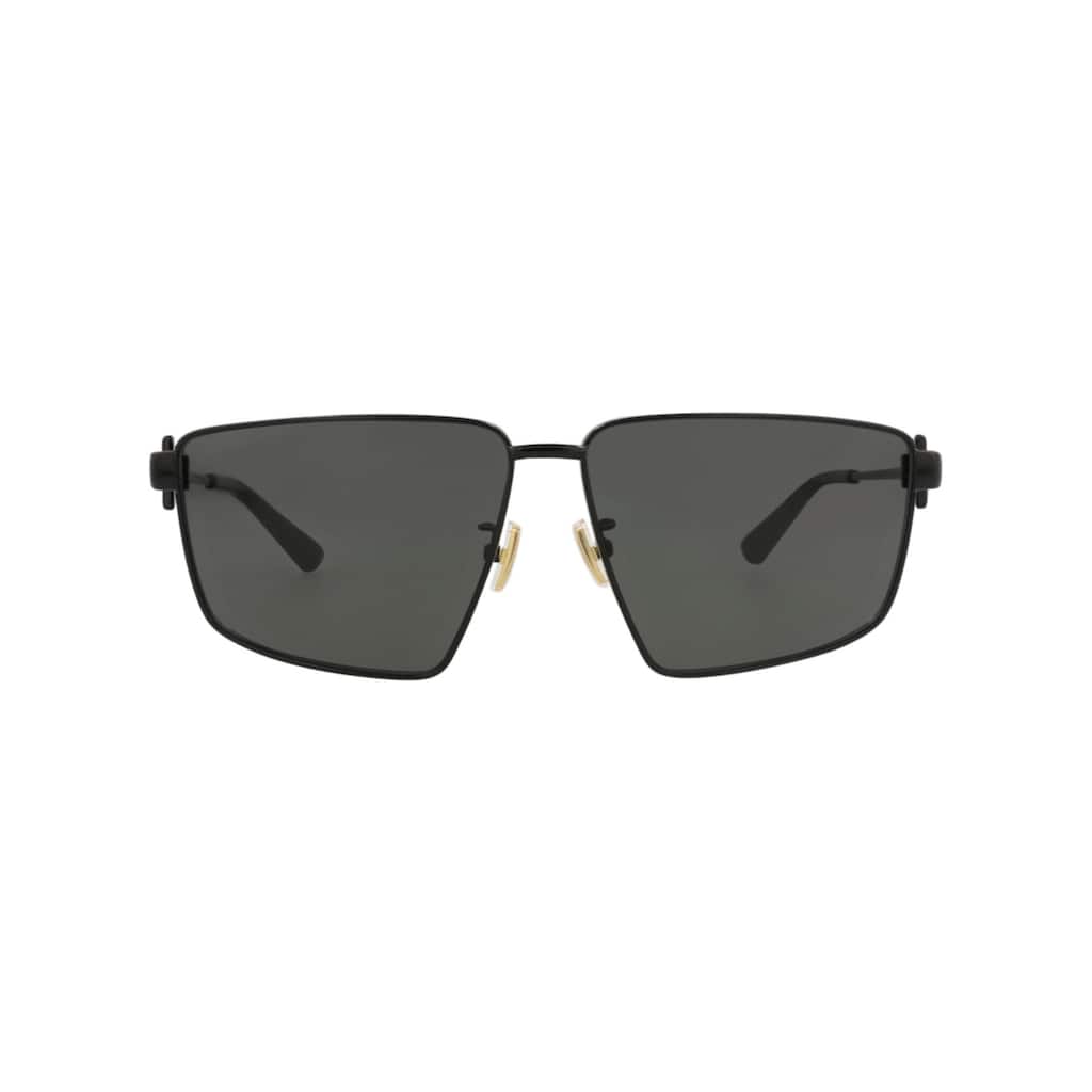 Bottega Veneta Square-Frame Metal Sunglasses