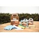 preview thumbnail 7 of 10, Amazonia Hawaii White 9-piece Rectangular Patio Dining Set