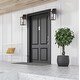 preview thumbnail 46 of 50, 2-pack 13" H 1-Light Black Outdoor wall Lantern(Dusk to Dawn could be chosen)