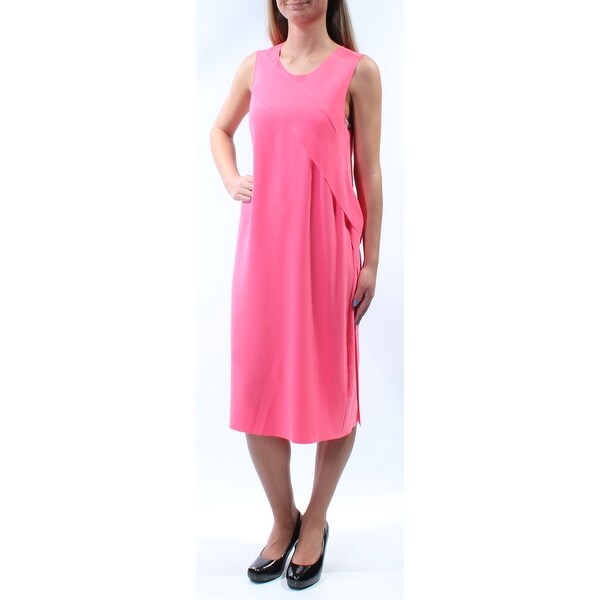 womens pink shift dress