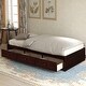 preview thumbnail 10 of 15, Nestfair Twin Size Platform Storage Bed with 3-Drawers Espresso