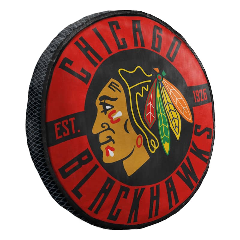 NHL Chicago Blackhawks 15 Inch Travel Cloud Pillow - 15"