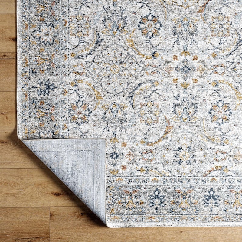 Livabliss Transitional Beckham Medallion Area Rug