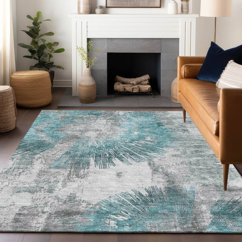 Premium Washable Super Soft Modern Burst Mayfield Rug