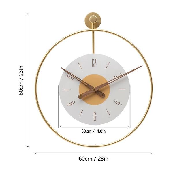 23Inch Lighted Metal Wall Clock with Remote - Bed Bath & Beyond - 40319997