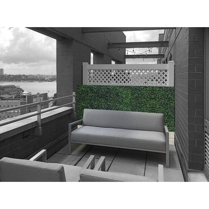 20-inch Artificial Boxwood Hedge Greenery Panels