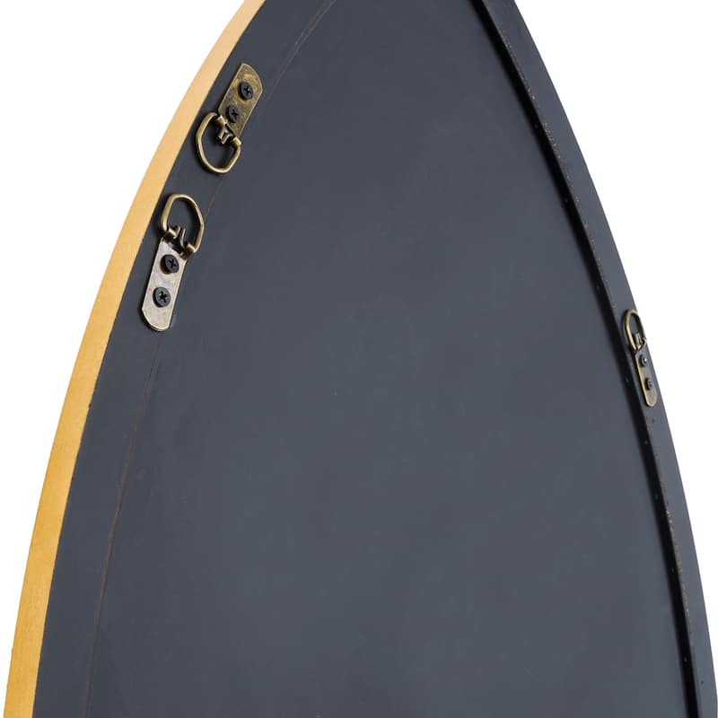 Artistic Weavers Zihlman Gilded Eye-shaped Golden Mirror