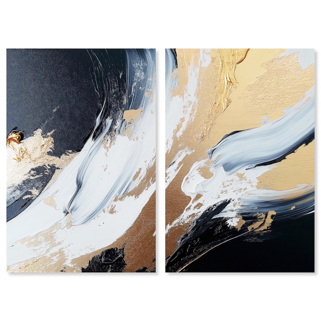 Forces II Canvas Set of 2 by Art Remedy, Gallery Wrapped