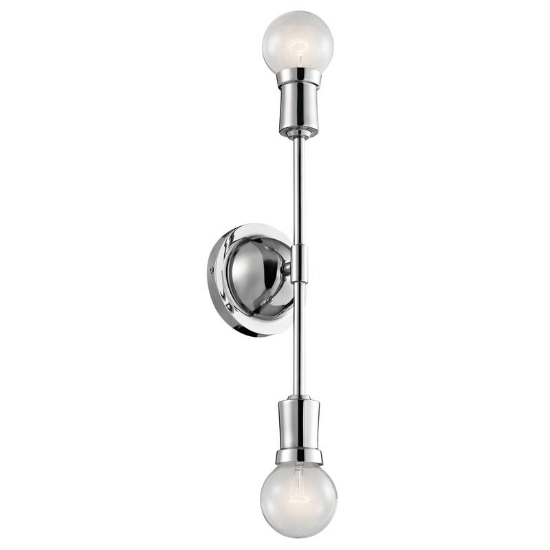 Kichler Armstrong 2 Light 17" Wide Bathroom Vanity Light - Chrome
