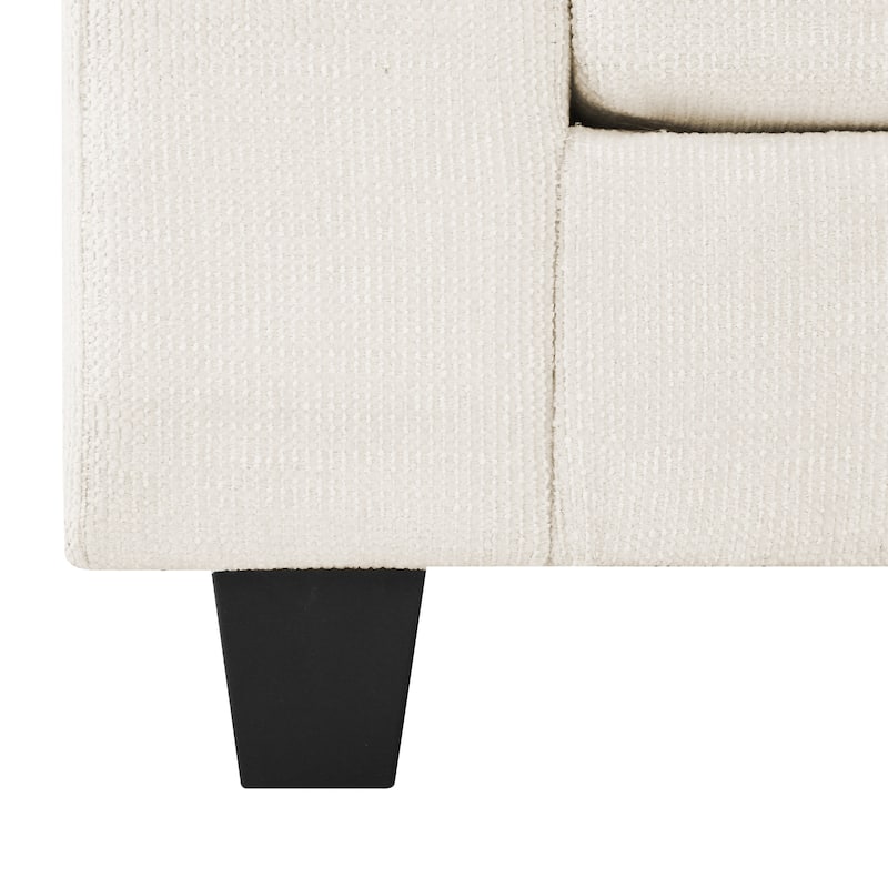 Living Room Upholstered Accent Chair,Modern Reading Chair With Arms Pillows - 52"W X 54.6"D X 34.6"H