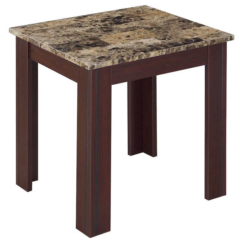 Rhodes 3-piece Faux Marble Top Coffee Table Set