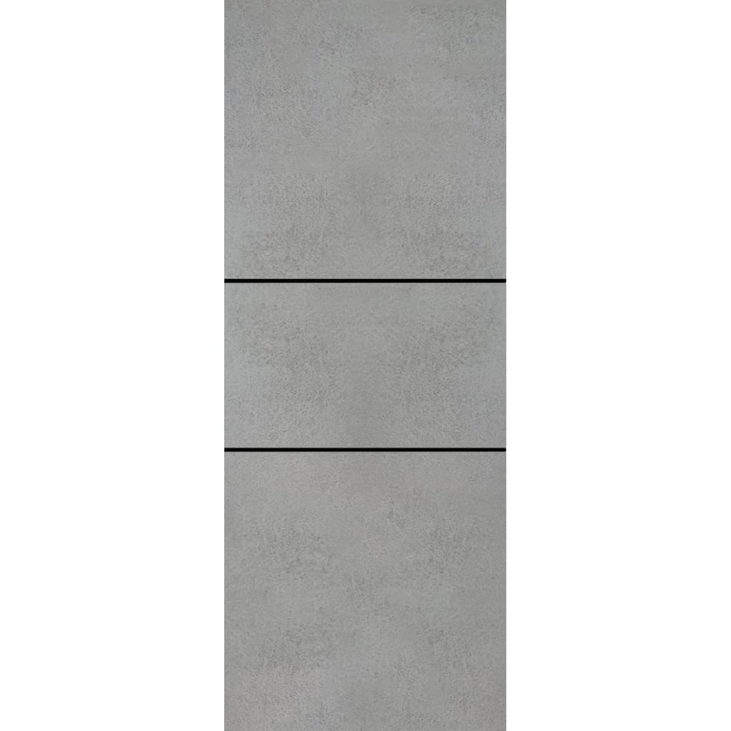 Slab Barn Door Panel 18 x 80 Planum 0014 Concrete with Sturdy Finished