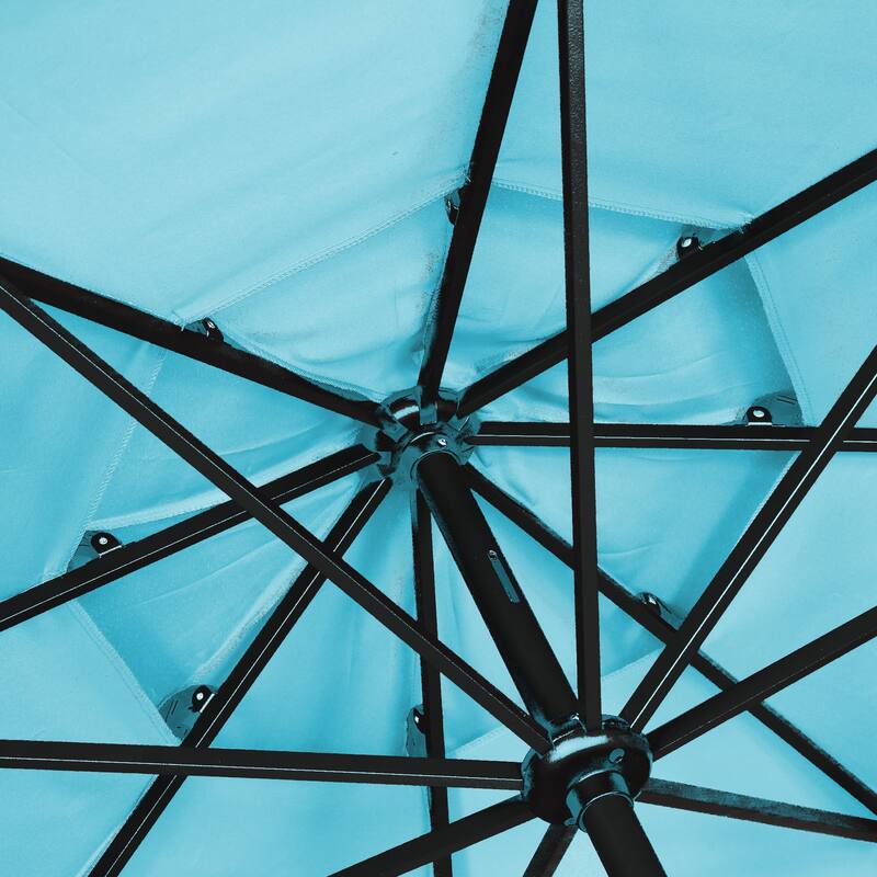 Ainfox 10ft Patio Umbrella 3-tier Outdoor Umbrella with Base
