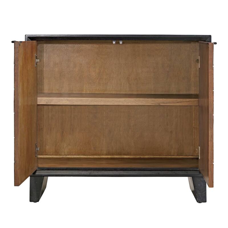 Uttermost Muestra Wood Grain 2 Door Cabinet - 36.00" W x 33.00" H x 14.00" D