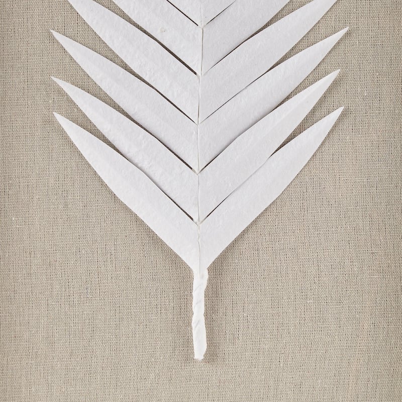 Madison Park Sabal Handmade Framed Rice Paper Palm Leaves 3-piece Shadowbox Wall Decor Set