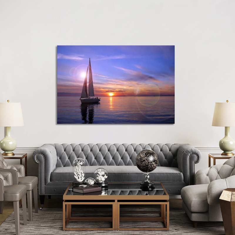 iCanvas "Sailboat" by Unknown Artist Canvas Print