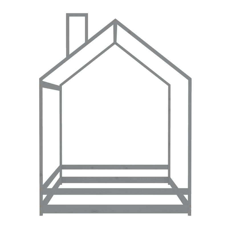 House Bed Frame Wood Bed