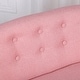 preview thumbnail 14 of 21, Qaba Kids Sofa Linen Fabric Wooden 2 Seat Armrest Children Chair Cozy