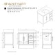 preview thumbnail 50 of 95, Vanity Art 36" Single Sink Bathroom Vanity Cabinet with Engineered Marble Countertop