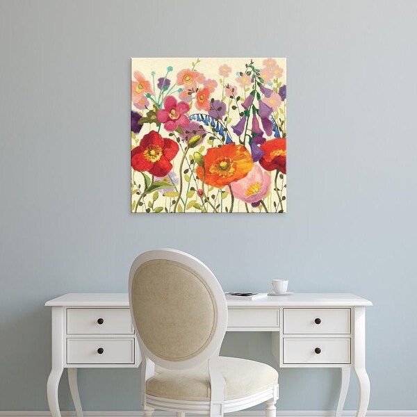 Easy Art Prints Shirley Novak's 'Couleur Printemps III' Premium Canvas Art