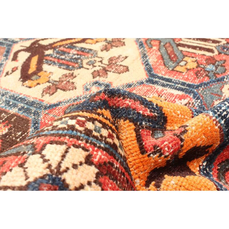 ECARPETGALLERY Hand-knotted Kayseri Vintage Red Wool Rug - 4'0 x 6'5