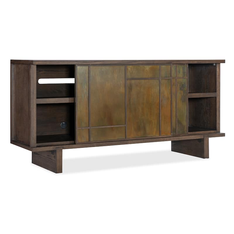 Hooker Furniture M31-85400-89 Shoji 72" Wide Oak Veneer Accent Cabinet