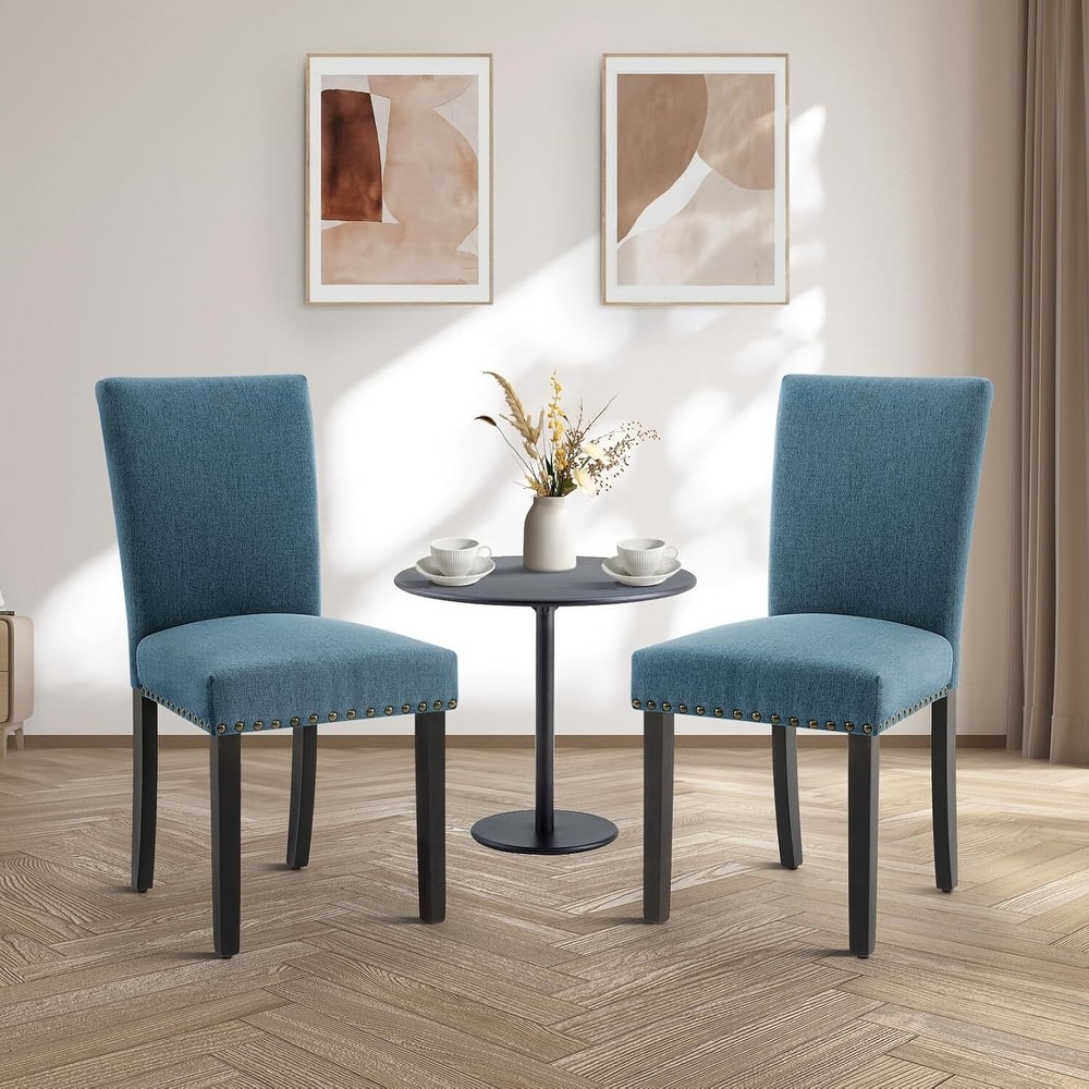 Set of 2 Upholstered Parsons Diner Room Chair for Living Room, Dining Room