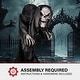 preview thumbnail 6 of 9, Haunted Hill Farm Colossal the Hunched Skeleton Reaper by Tekky, Premium Talking Halloween Animatronic, Plug-In or Battery