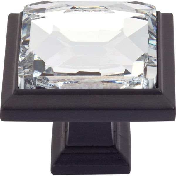 Atlas Homewares 340 Legacy Crystal 1-5/16" Square Cabinet Knob - n/a