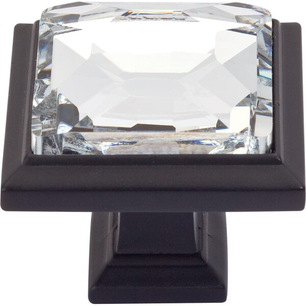Atlas Homewares 340 Legacy Crystal 1-5/16 Inch Square Cabinet Knob