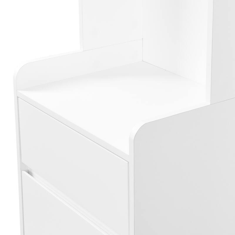 Hall Tree with Upholstered Storage Bench, Hallway Shoe Cabinet with Pegboard, Modern Coat Rack with 4 Hooks for Entryway