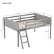 preview thumbnail 3 of 16, Wood Low Loft Bed w/Ladder,Ladder Can Be Placed On The Left Or Right