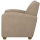 preview thumbnail 8 of 8, Uttermost Teddy Latte Accent Chair - 31"W x 36"H x 34"D