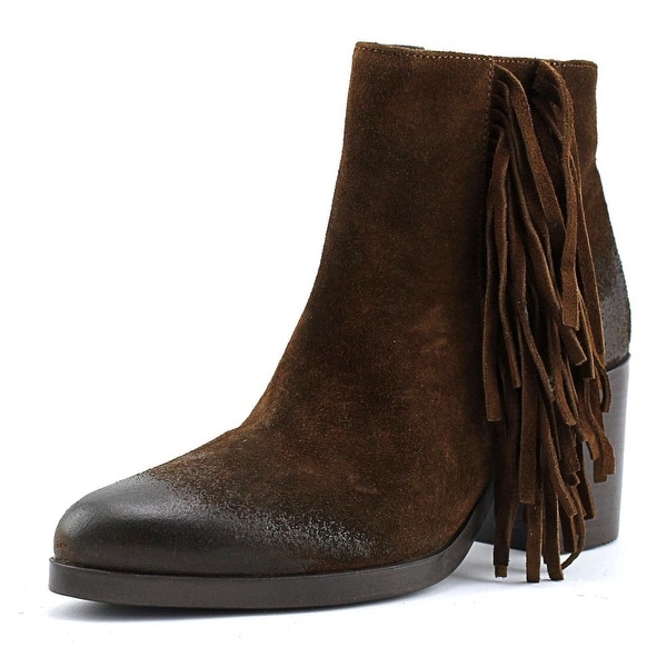 Vince Camuto Bianca Round Toe Suede Ankle Boot