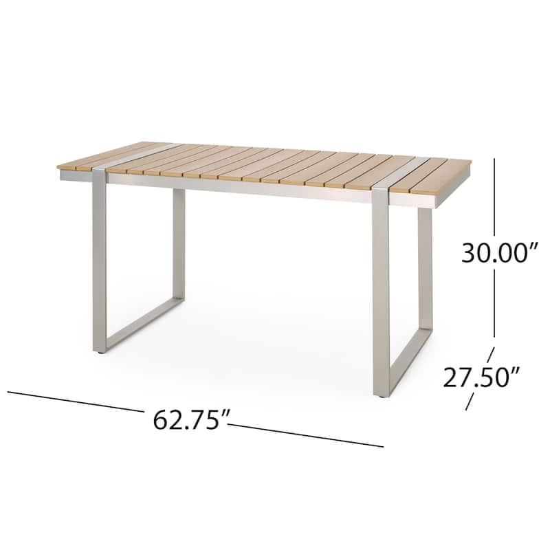 Cibola Outdoor Aluminum Outdoor 7 Piece Dining Set by Christopher Knight Home