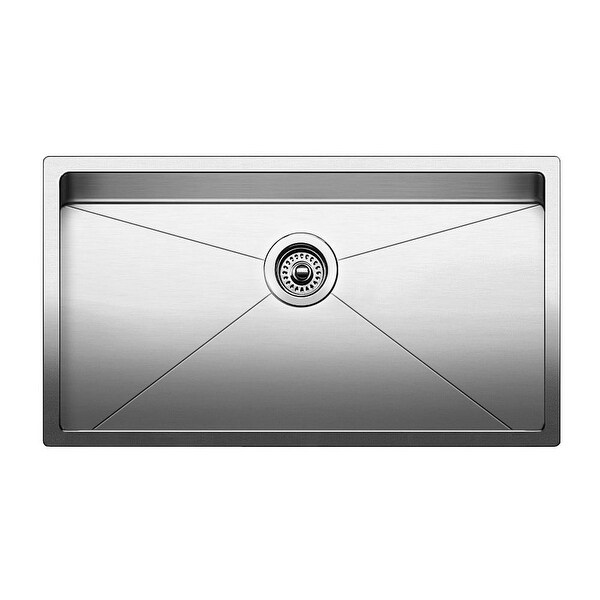 Blanco 519548 Quatrus 30" Single Bowl Undermount Stainless Steel Kitchen Sink - Satin