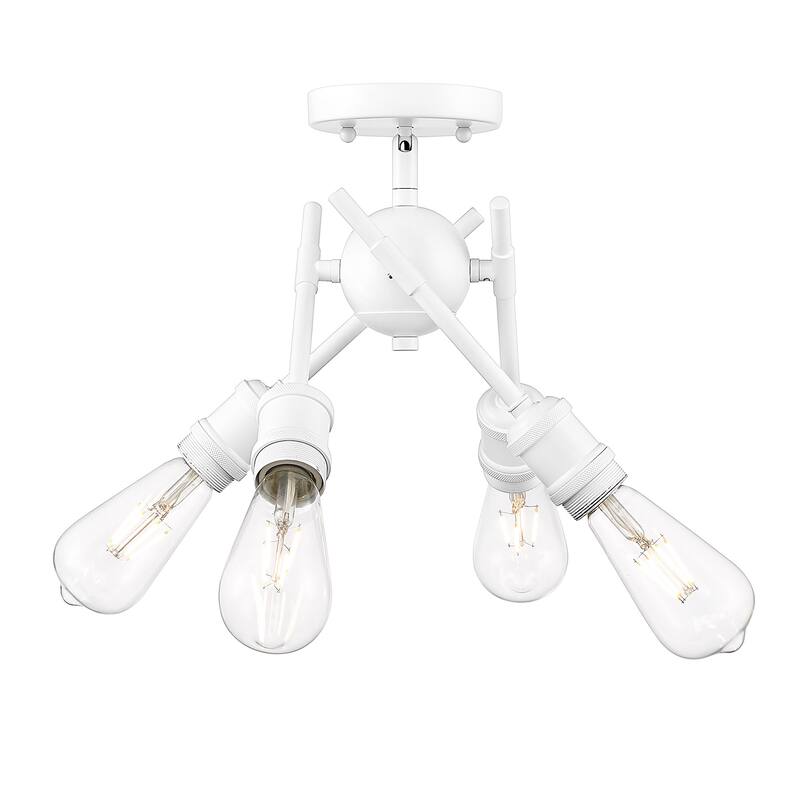 Axel 6.5" Wide 4-Light Semi-Flush