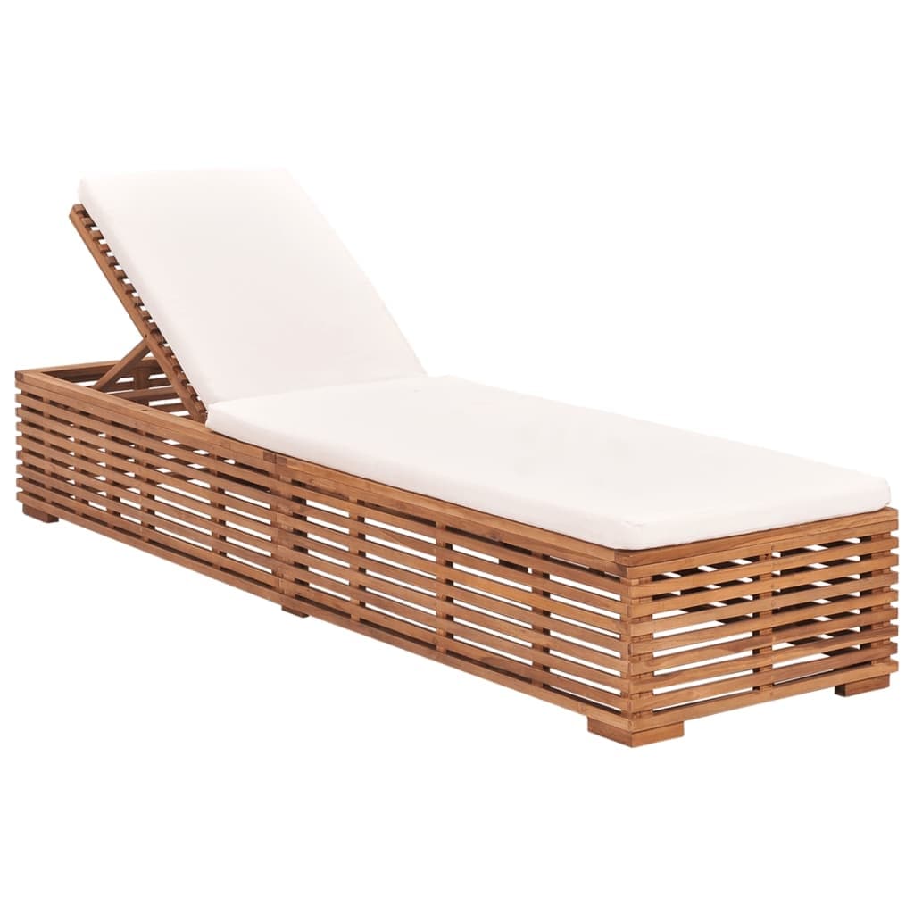 Sun lounger cushions cream sale