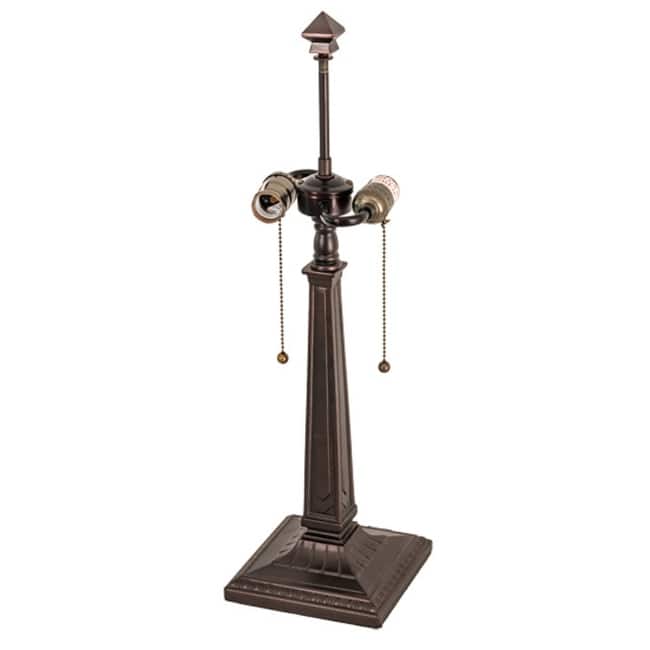 Meyda Tiffany 16108 Mission 23" Tall Lamp Base - Mahogany Bronze