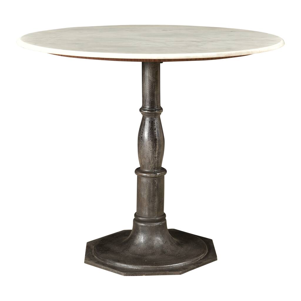 Aterberry 36-inch Marble Top Dining Table - 36" W