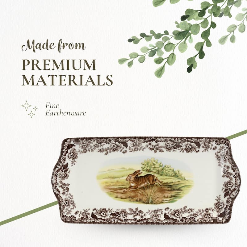 Spode Woodland Collection Sandwich Tray - 13 inch
