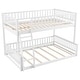 preview thumbnail 25 of 24, Full XL Over Queen Bunk Bed with Ladder and Guardrails, Detachable Design Solid Pine Wood Bunk Bed Frame for Kids Teens Adults