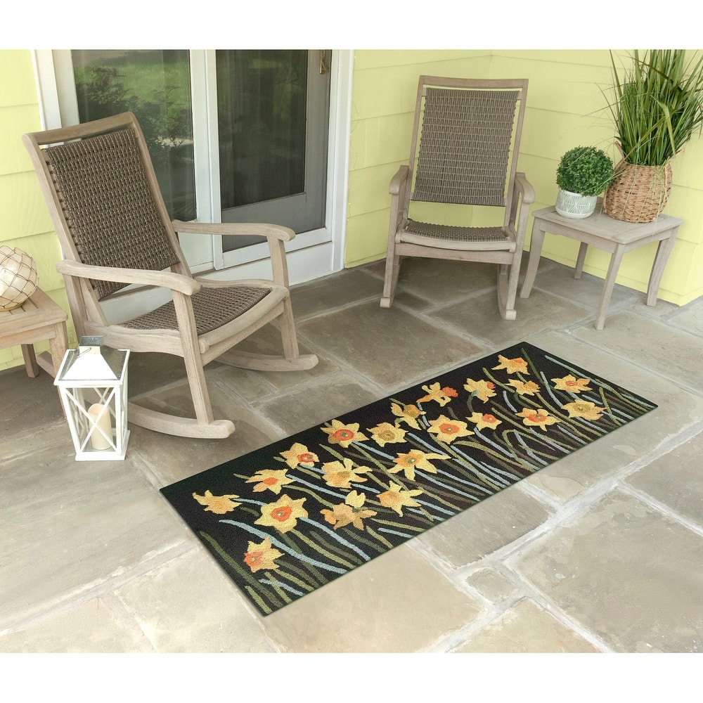 Liora Manne Frontporch Daffodil Indoor/Outdoor Rug