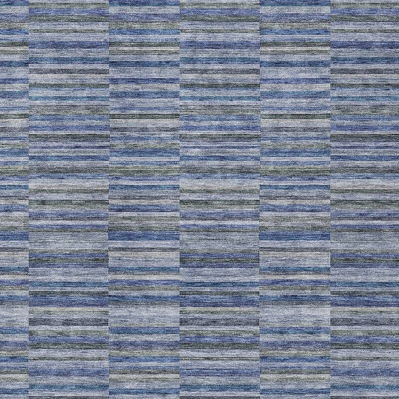 HomeRoots Striped Transitional Rectangle Outdoor Rug