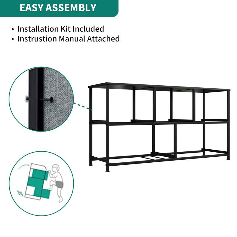 Modern Wide Dresser Storage Tower with 5 Drawers